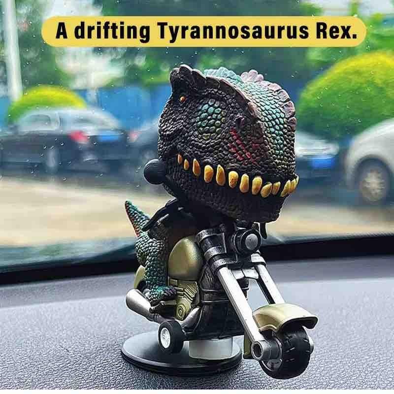 360 Rotating Dinosaur T-Rex Motobike Rider